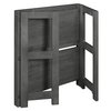 Regency Regency Flip Flop 28 in. High Folding Bookcase- Grey FF2822GY